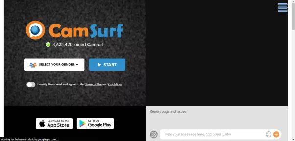 CamSurf is one of the best Omegle-like apps